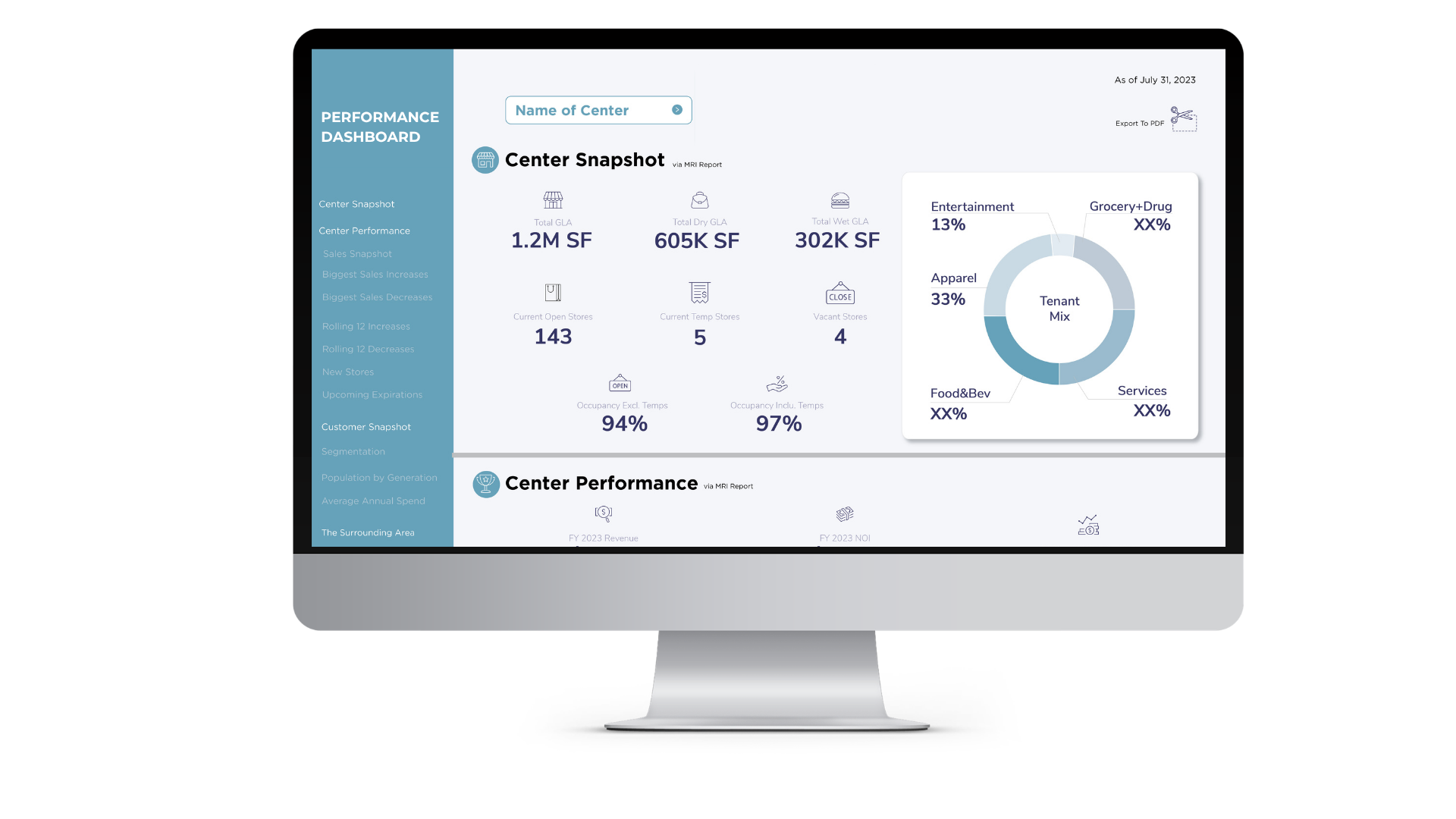 Internal Dashboard